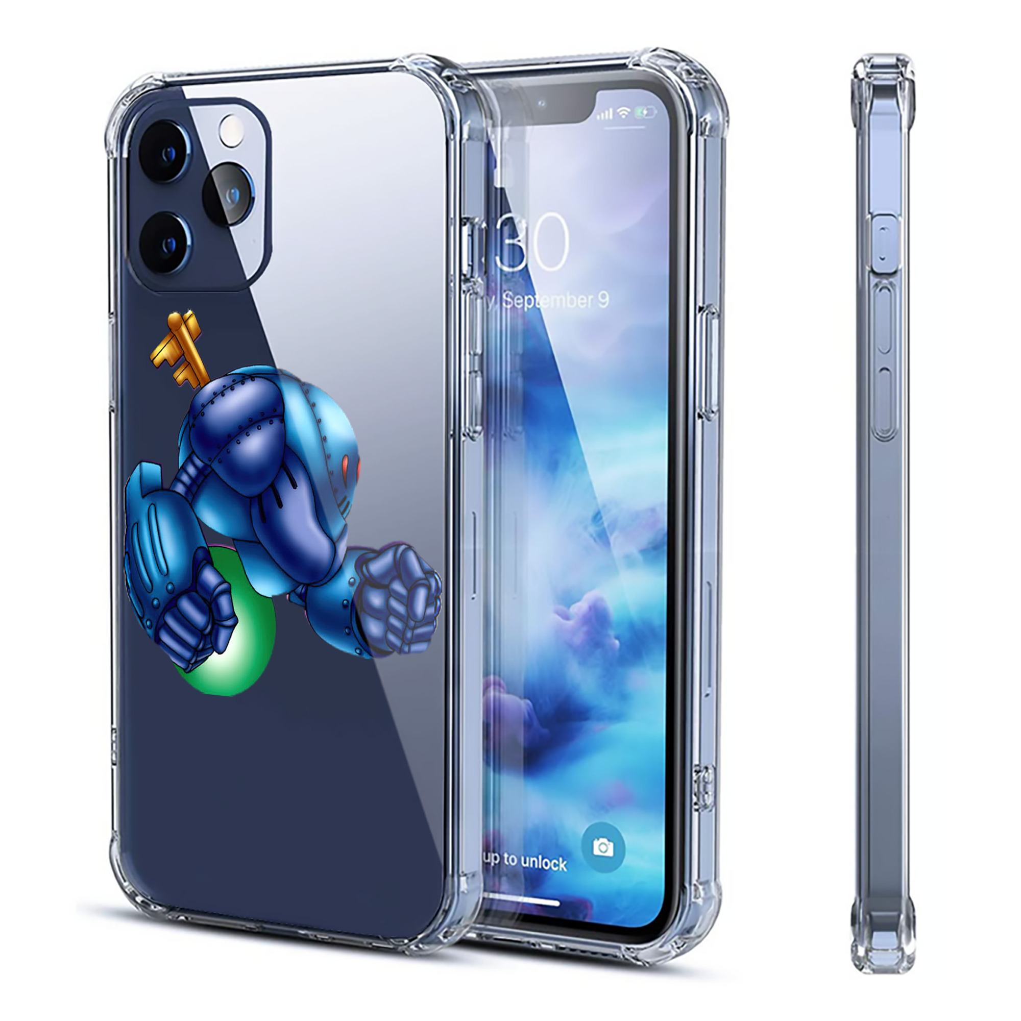 （画像用） 遊☆戯☆王 Yu-Gi-Oh! 【iPhone 12シリーズ対応】透明スマホケース（クリアソフトケース）